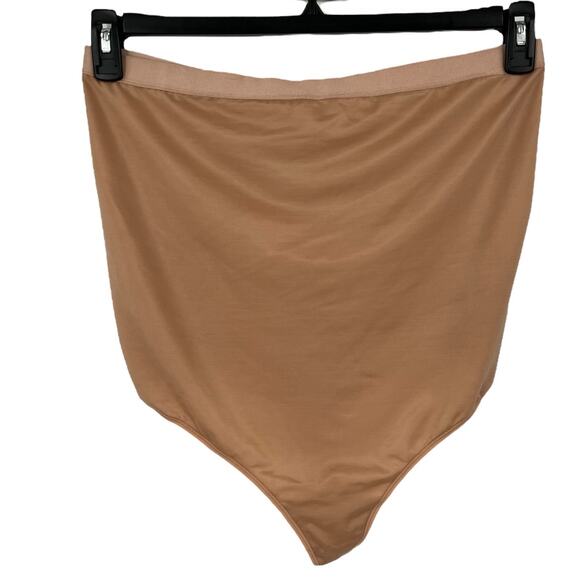 Skims thong Simply Bare High Waisted seamless shapewear tan size 4X - Picture 1 of 3